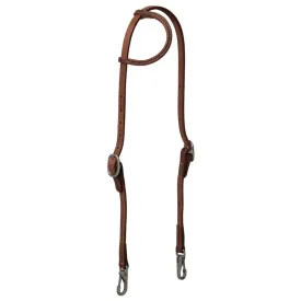 10039-10-01-01 ProTack Trainer Oiled One Ear Western Headstall