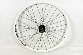 26” 559 X 21 WHITE DISC 8 9 10 SPEED FREEHUB CASSETTE REAR WHEEL WEINMANN RIM