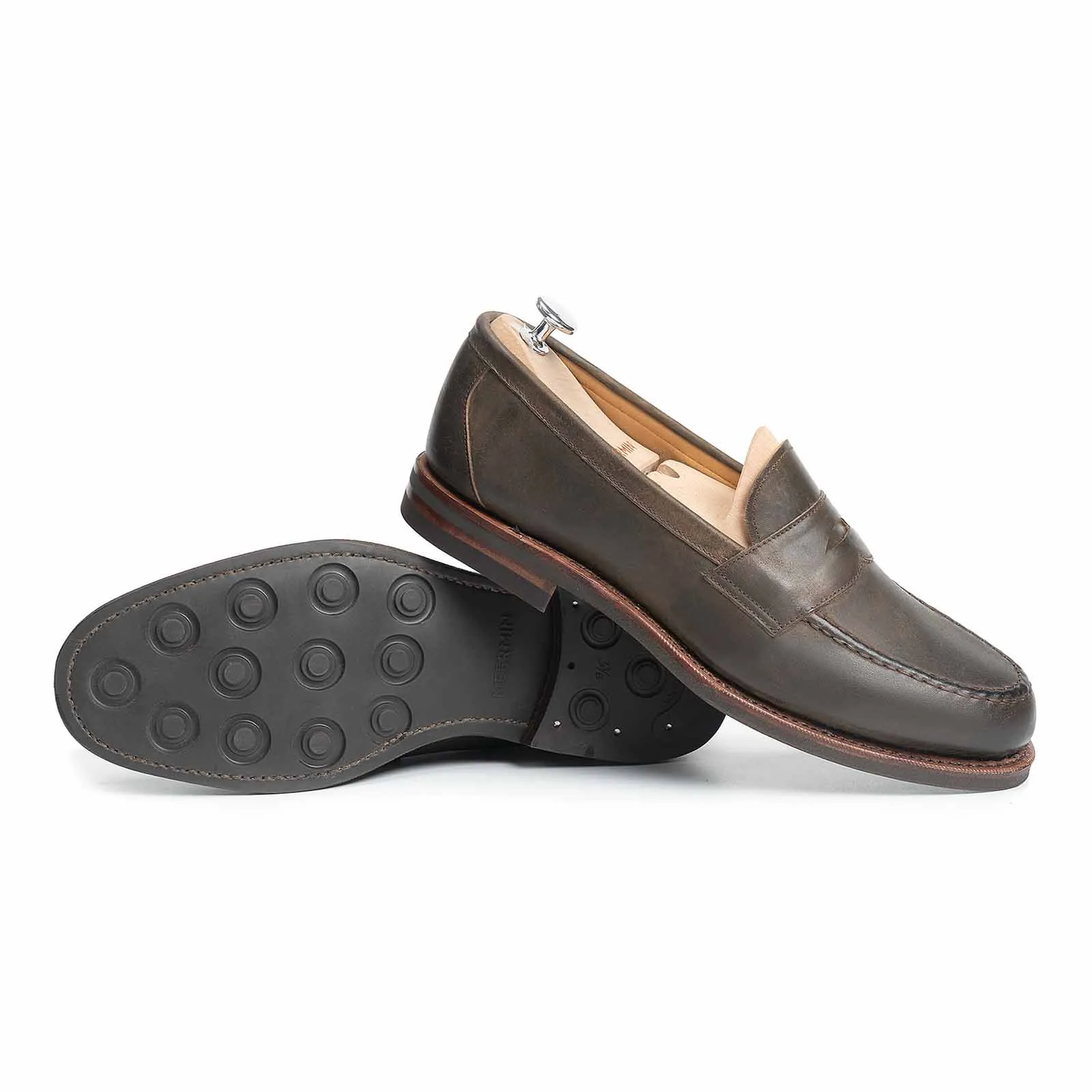 514040 - BROWN WAXY CALF - E