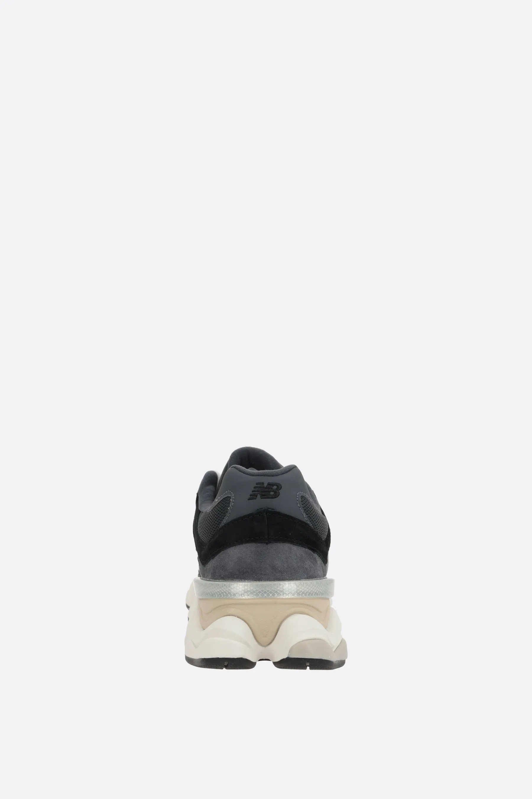 9060 suede and mesh sneakers