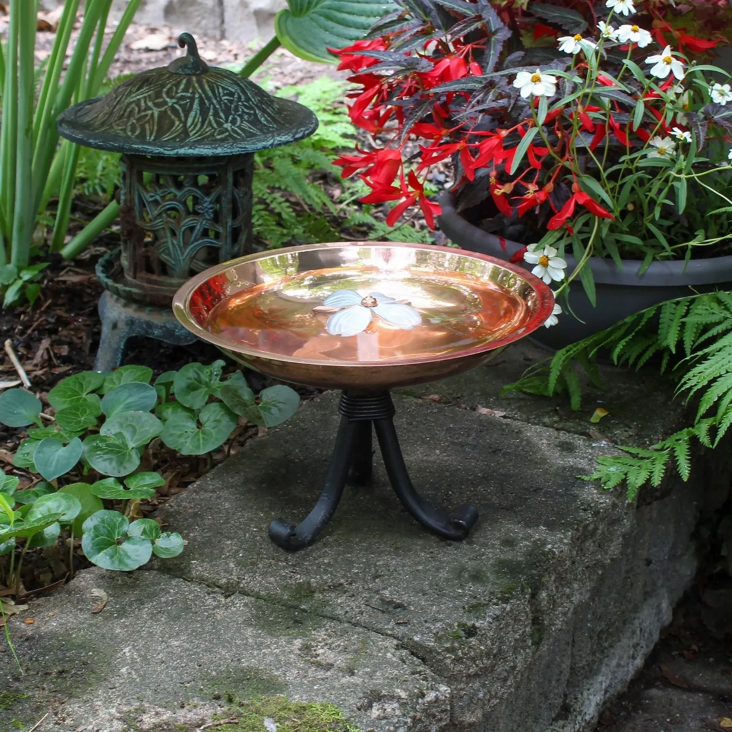 Achla Birdbath Dogwood - Stand Sold Separately
