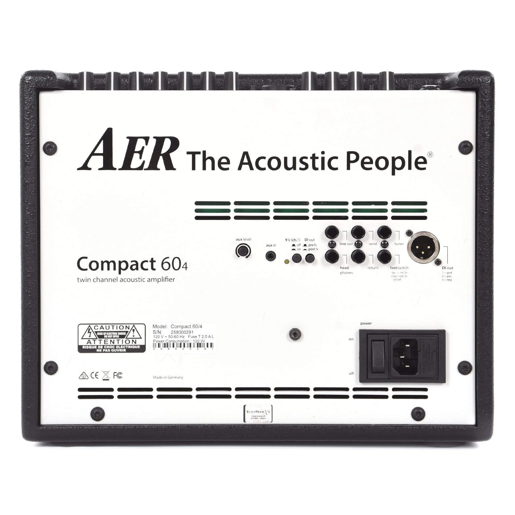 AER Compact 60 60W 1x8 Acoustic Guitar Combo Amp Black