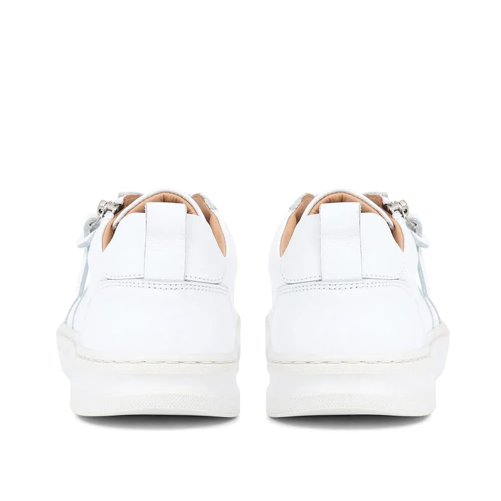 Amaya Chunky Leather Trainers - AMAYA / 323 644