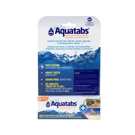 Aquatabs Water Purification Tablets 49 mg - 50 Pack