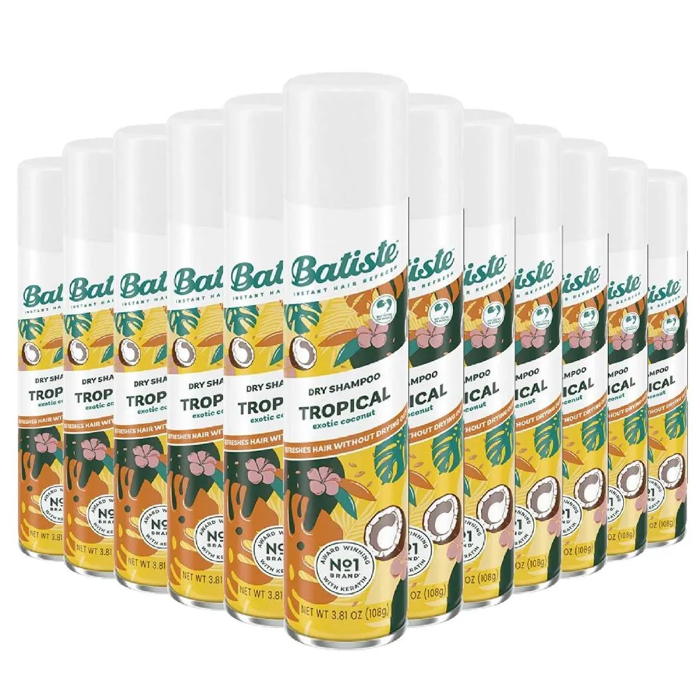 Batiste Dry Shampoo Tropical Exotic Coconut 3.81 oz  - 120 Pack