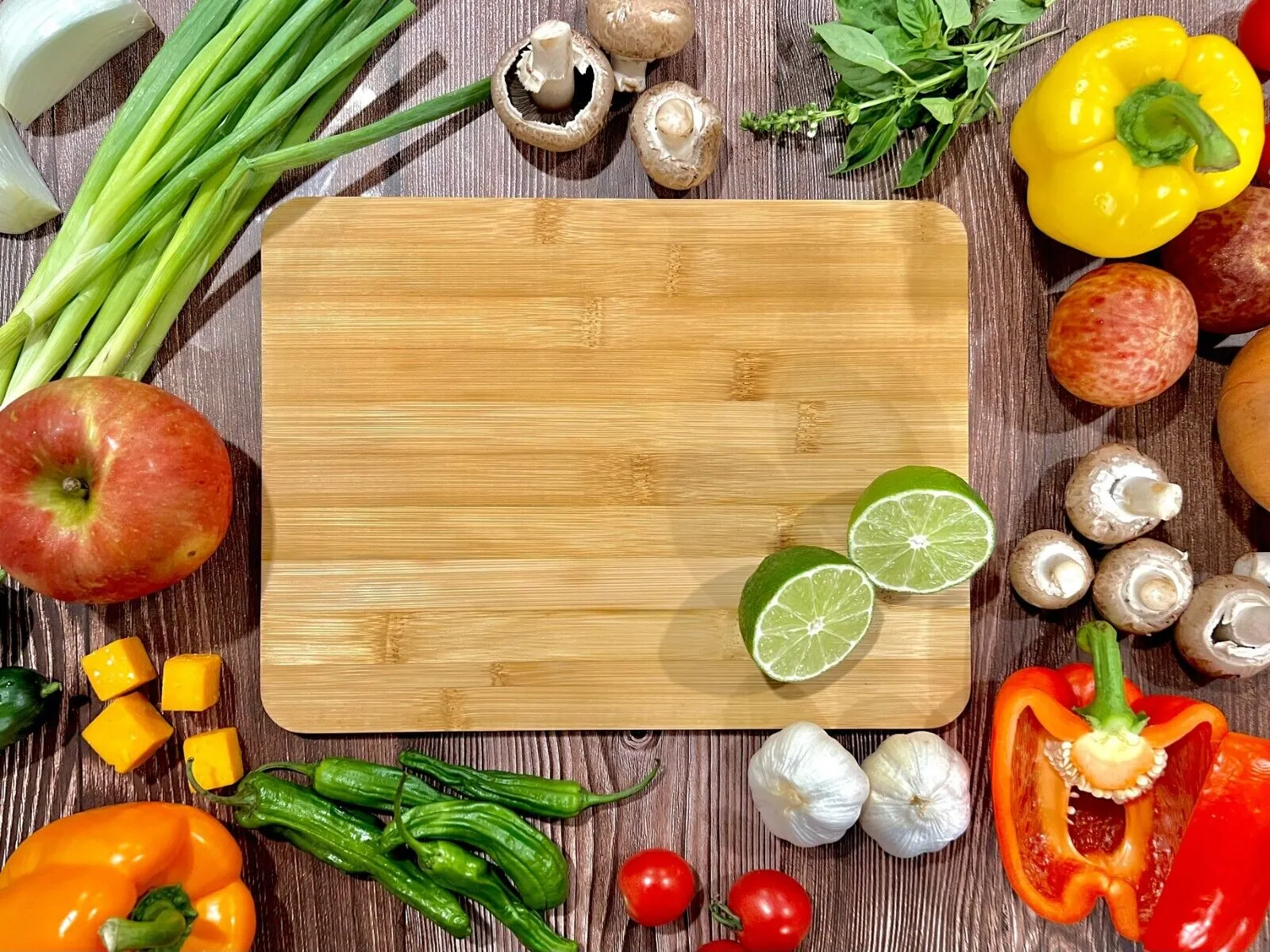 Bear Family Name Kitchen Chef Baker Engraved Cutting Board CB21