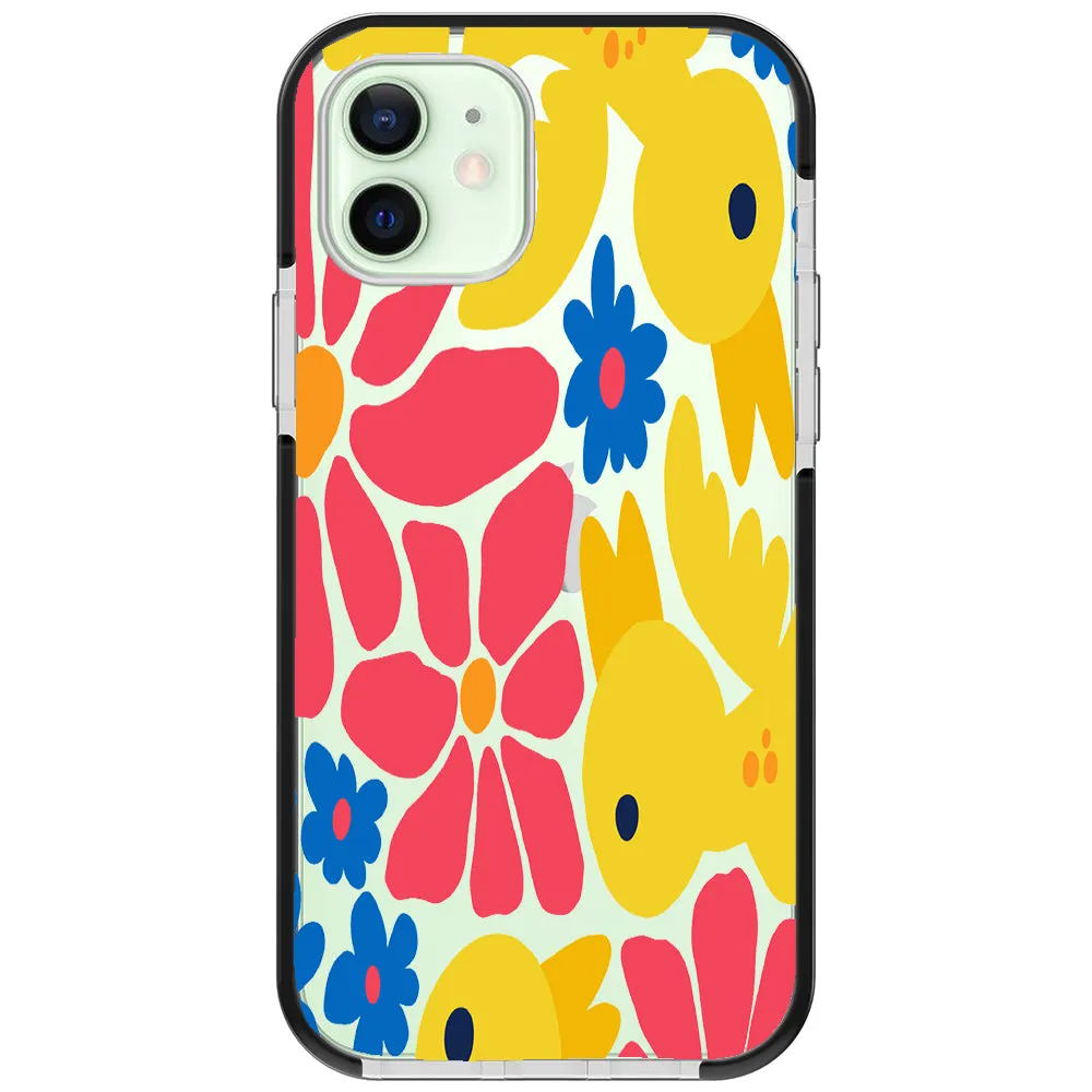 Bird and Bloom Garden iPhone Case