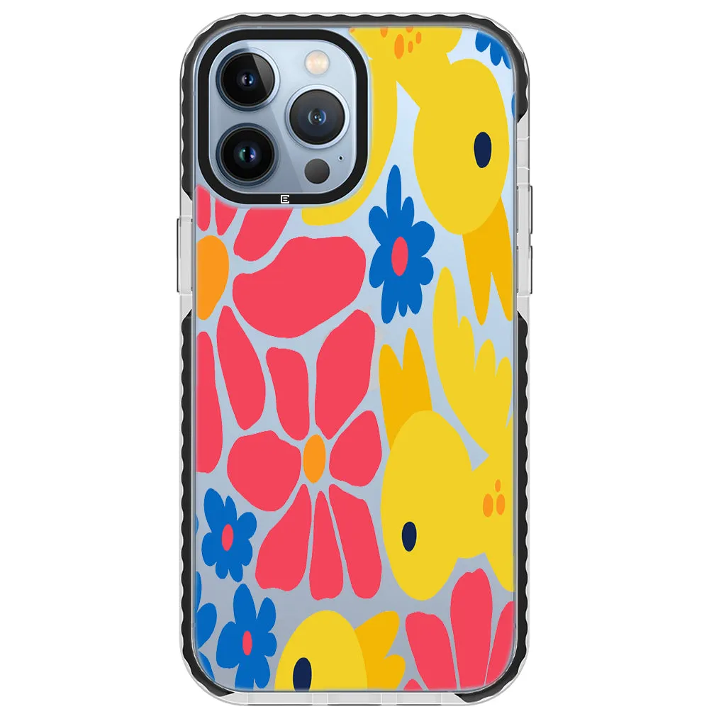 Bird and Bloom Garden iPhone Case