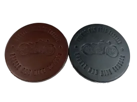 Bridle Leather Vintage Motorcycle Coaster BUY MORE and SAVE!