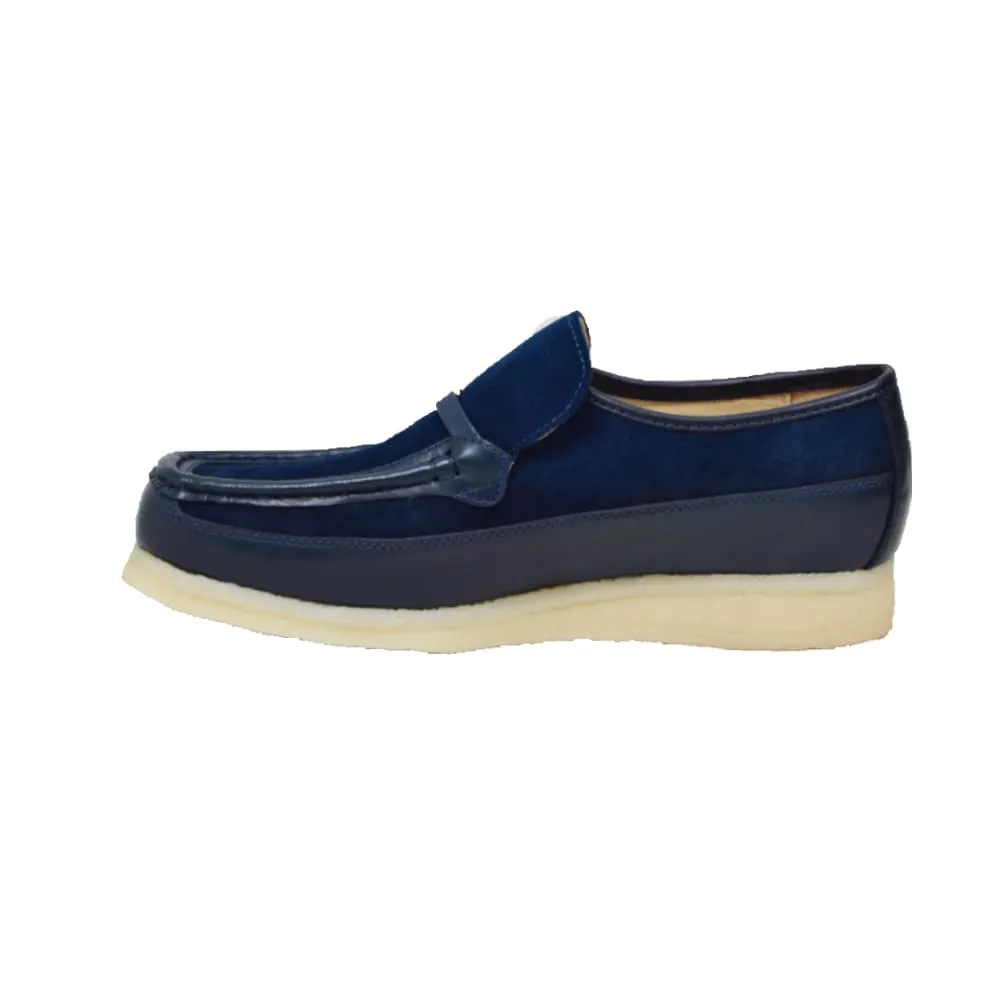 British Walkers Power Plus Slip On Men's Leather and Suede Crepe Sole