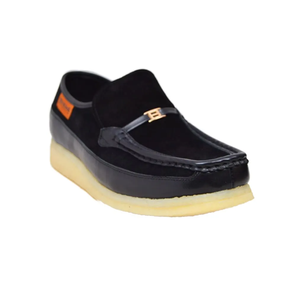 British Walkers Power Plus Slip On Men's Leather and Suede Crepe Sole