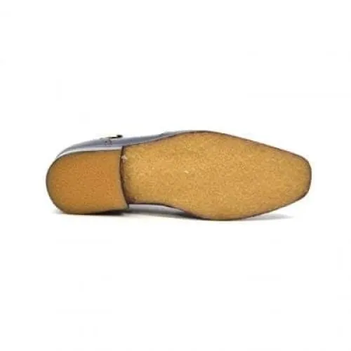 British Walkers Rick Men's Navy Leather Slip On
