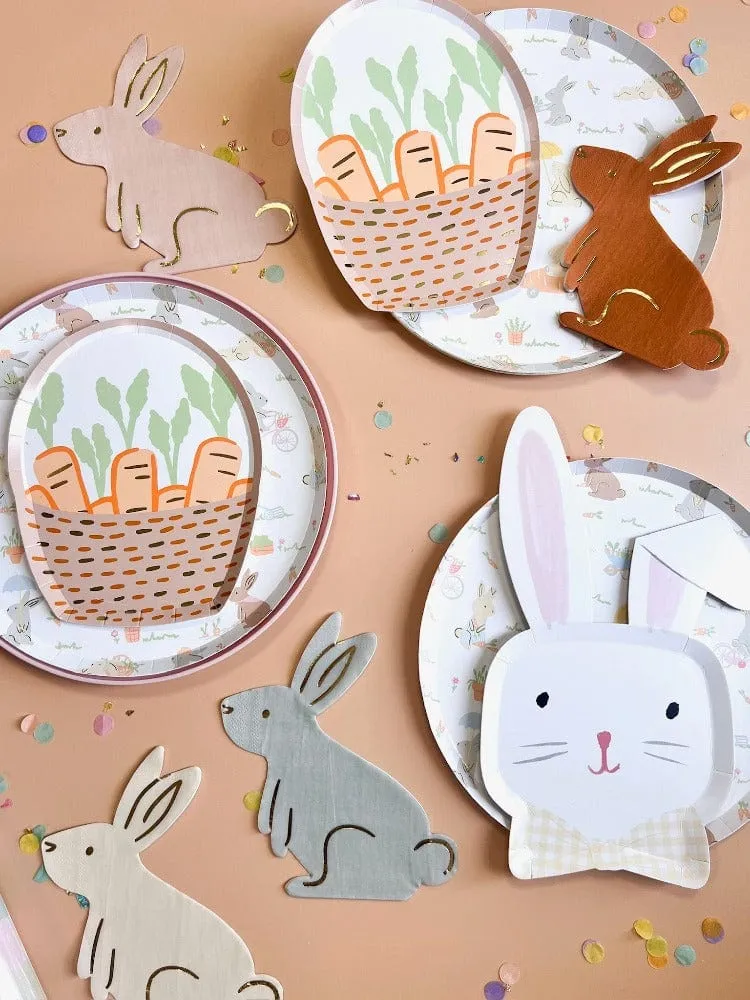 Bunnies in the Garden Sm Plates
