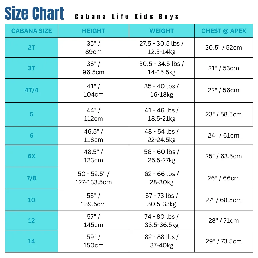 Cabana Life Pre-Teens Swim Shorts & Rashguard Set 302-B-YA9- Navy/ Yellow