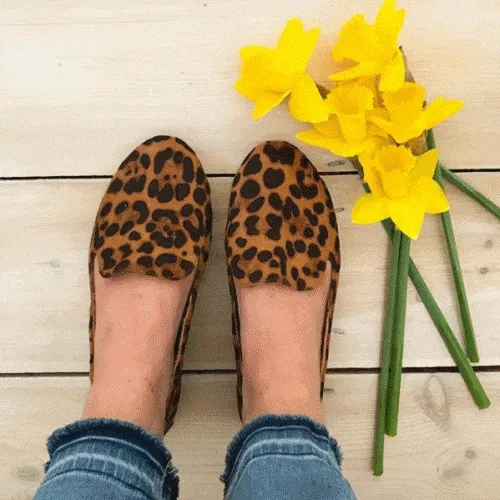 Carnaby - Leopard Print Foldable Shoes
