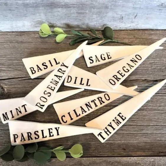 Ceramic Herb Markers (Final Sale)