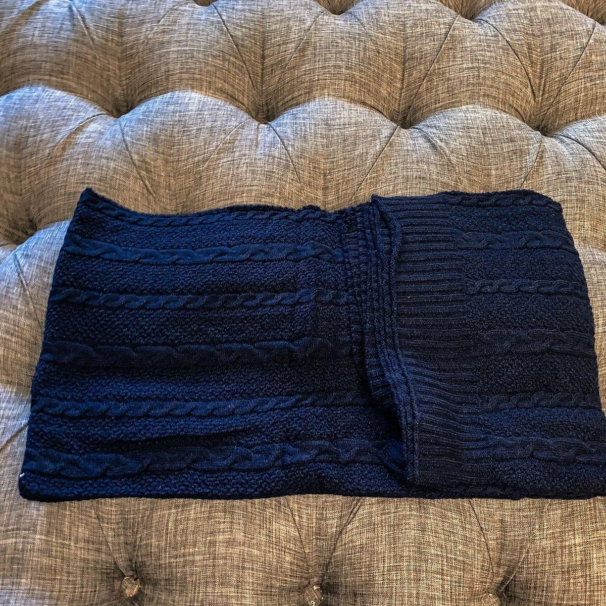 Claret Knit Sweater Throw by Gia Roma