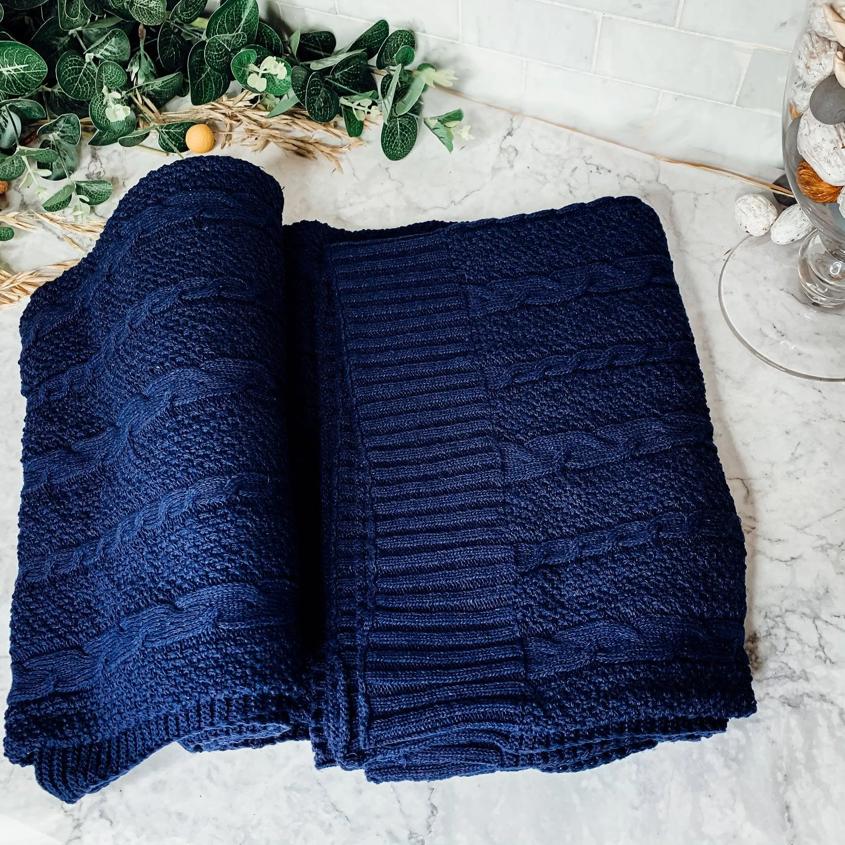 Claret Knit Sweater Throw by Gia Roma