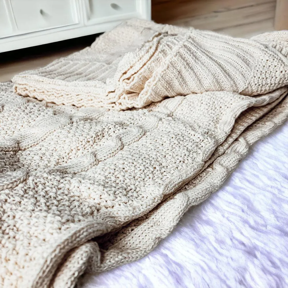 Claret Knit Sweater Throw by Gia Roma
