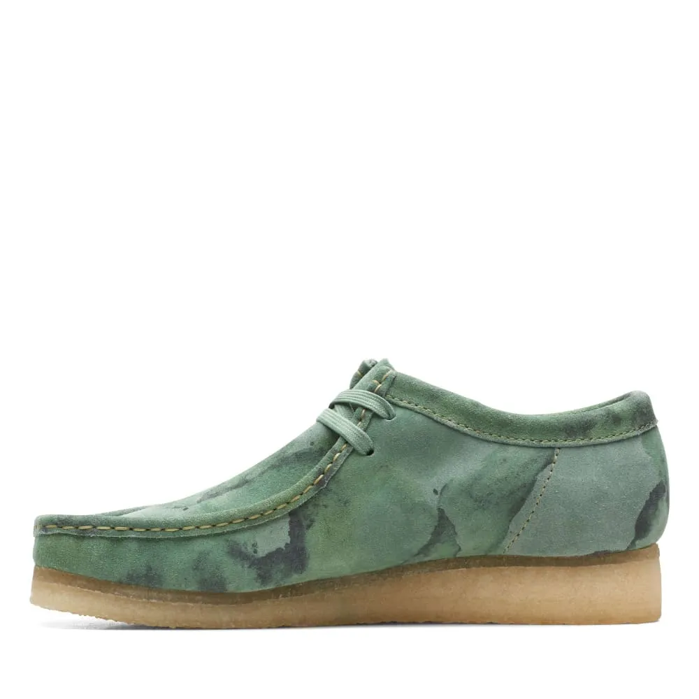Clarks Originals Wallabee Low Top Men's Green Camouflage Suede 26164634