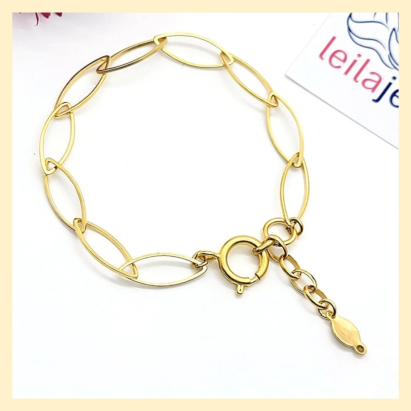 Classic Eyelet Chain Bracelet