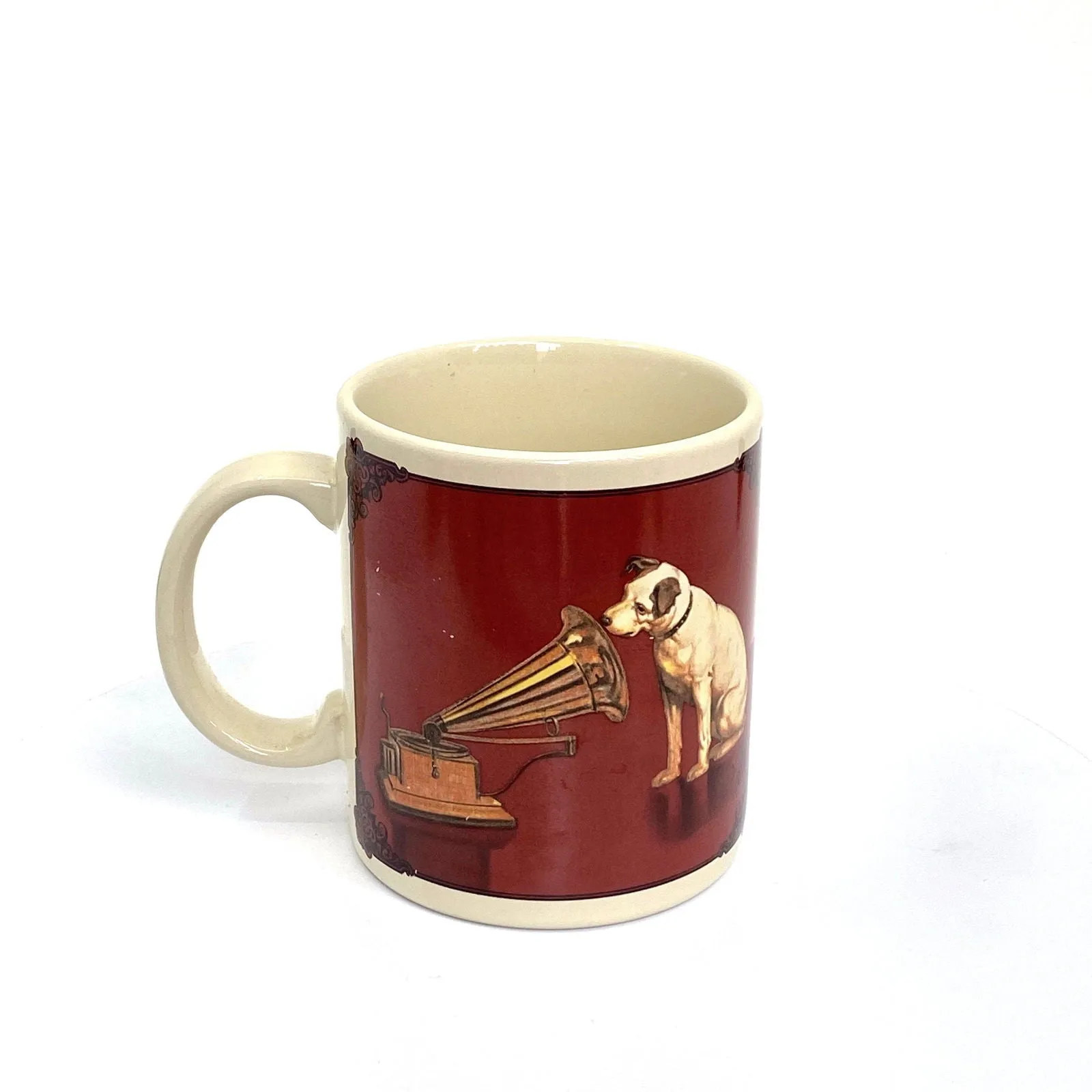 Collectible RCA ‘Nipper’ Phonograph Ceramic Coffee Cup 14 Fl Oz