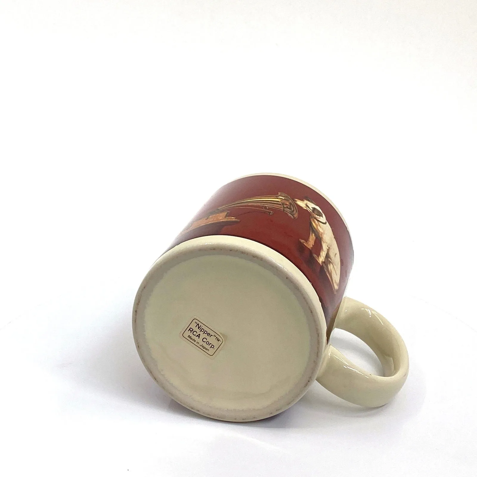 Collectible RCA ‘Nipper’ Phonograph Ceramic Coffee Cup 14 Fl Oz