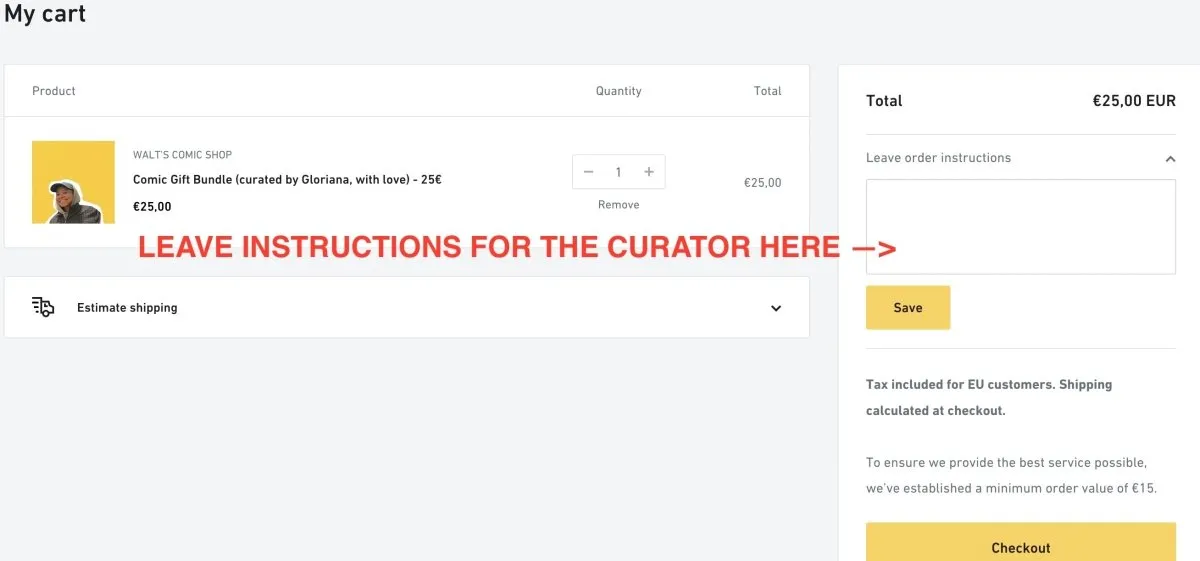 Comic Gift Bundle (curated by Eunoia, with love)