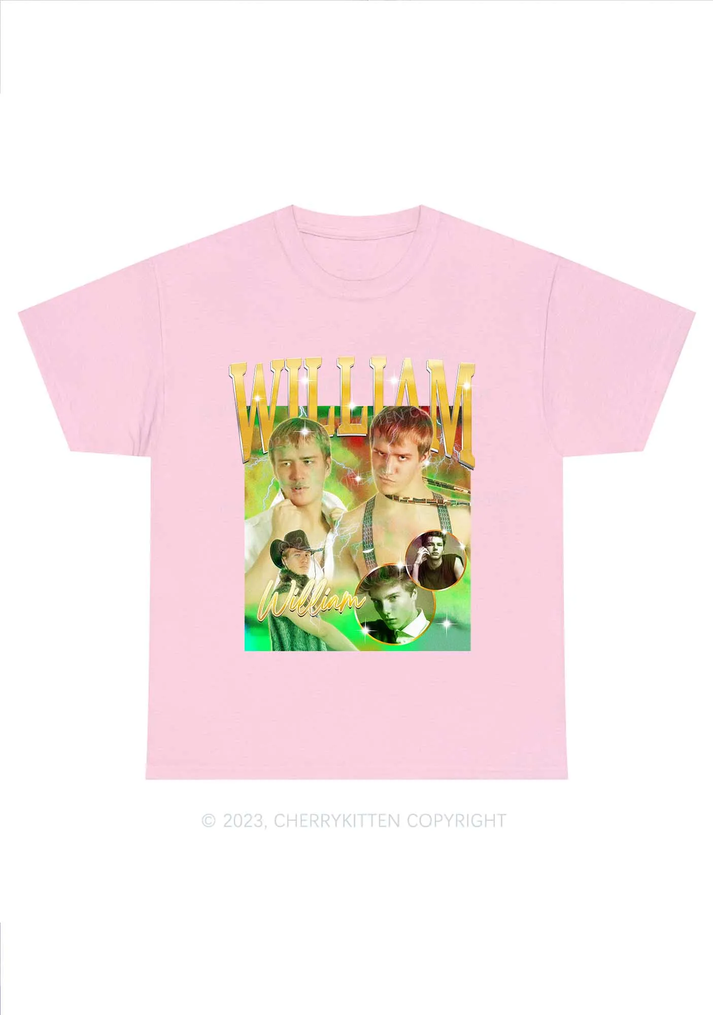 Custom Text&Photos Y2K Chunky Shirt Cherrykitten