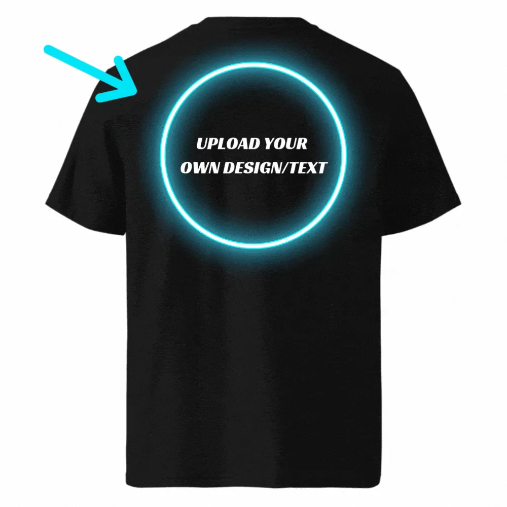 Customizable Organic Cotton Tee (Embroidery)