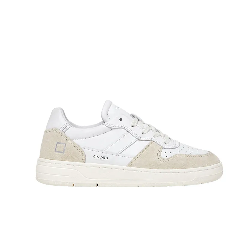 DATE Court 2.0 Vintage Calf White-Beige Trainers
