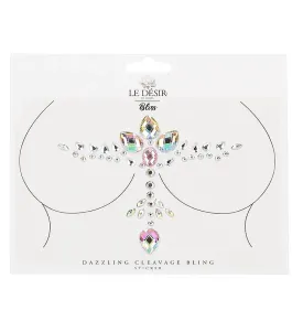 Dazzling Cleavage Bling Sticker