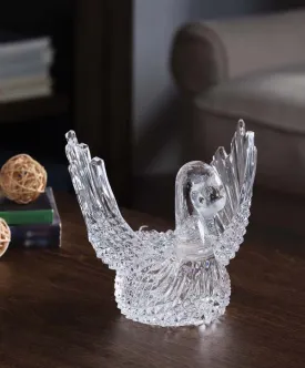 Diamond Cut Swan Jar
