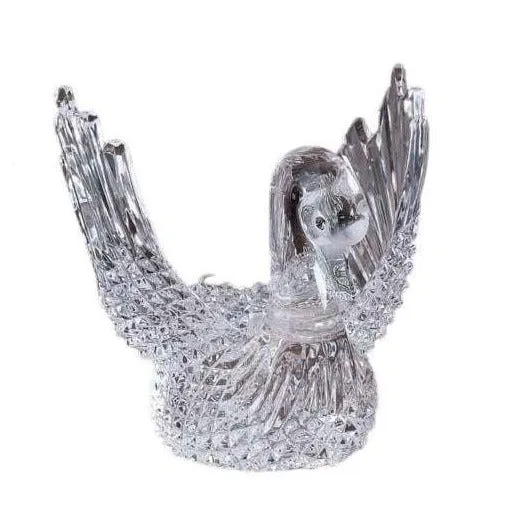 Diamond Cut Swan Jar