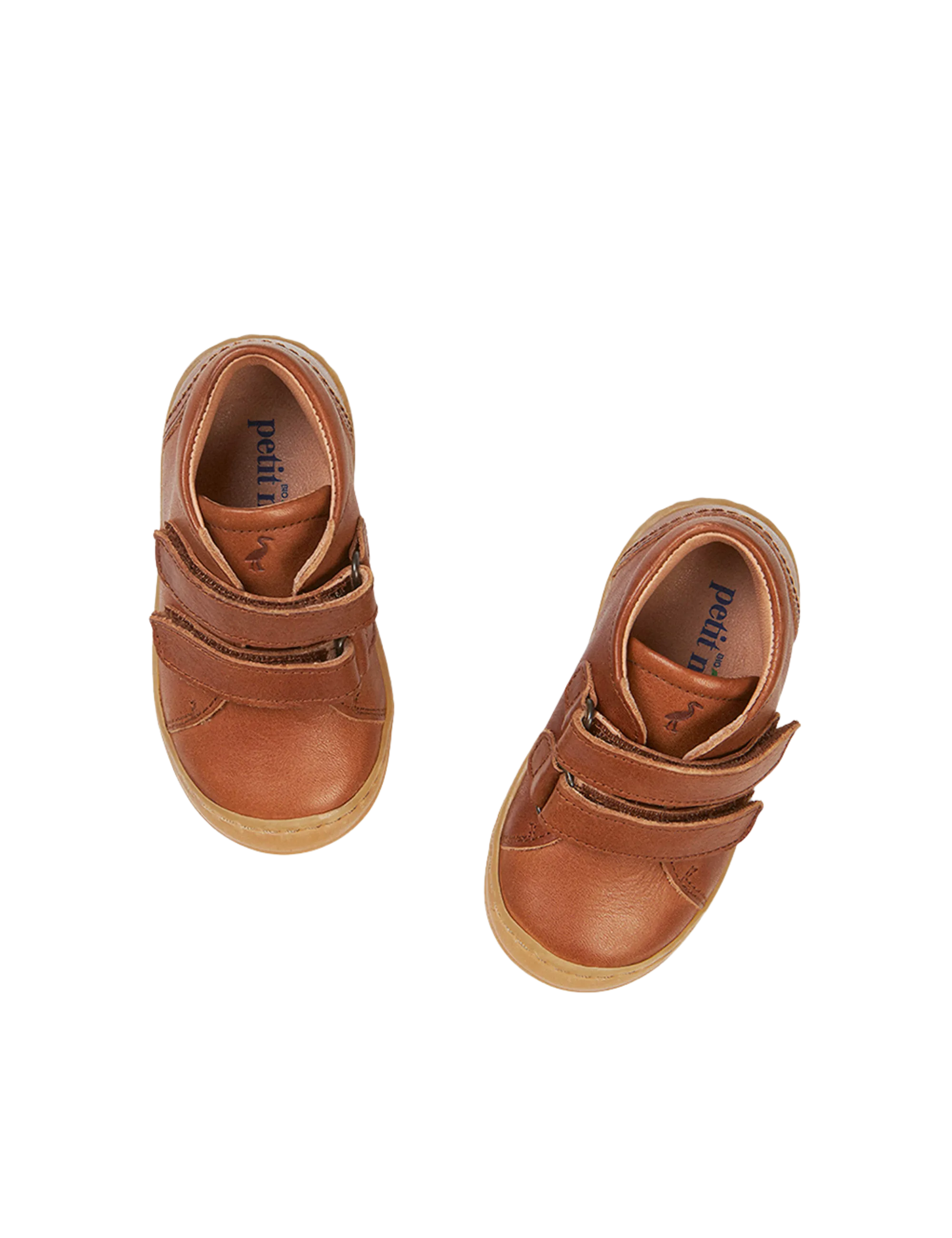 Everyday shoe Velcro - Cognac