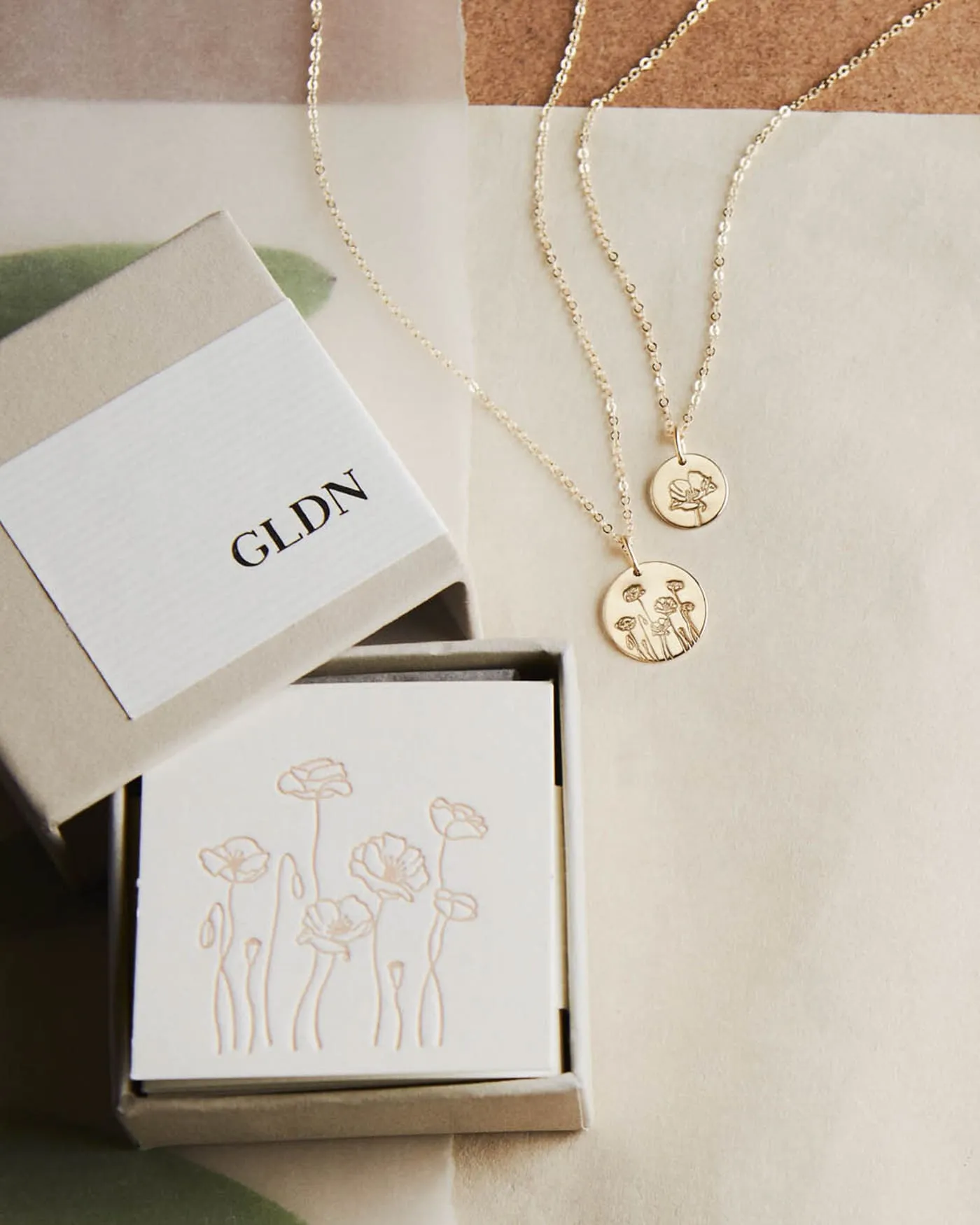 Flora Necklace - 14k Solid Gold