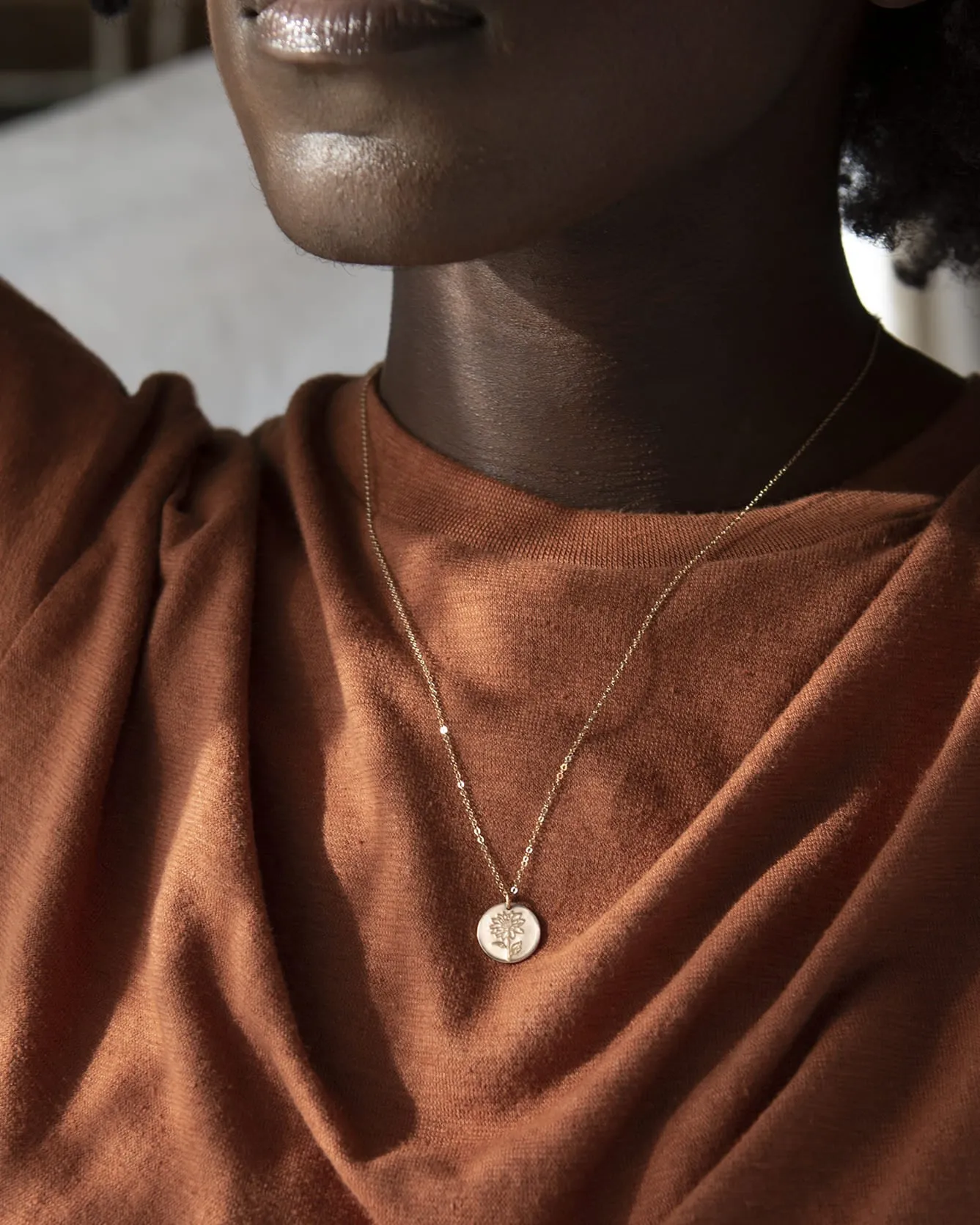 Flora Necklace - 14k Solid Gold