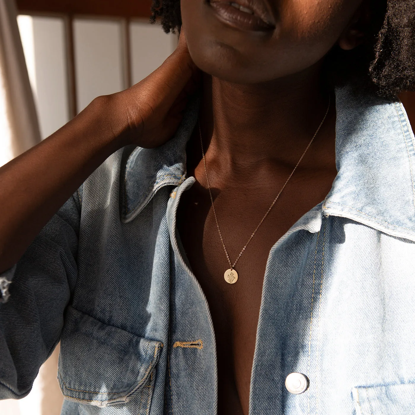 Flora Necklace - 14k Solid Gold