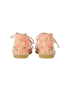 Flower Pop Scallop Boot - Blush