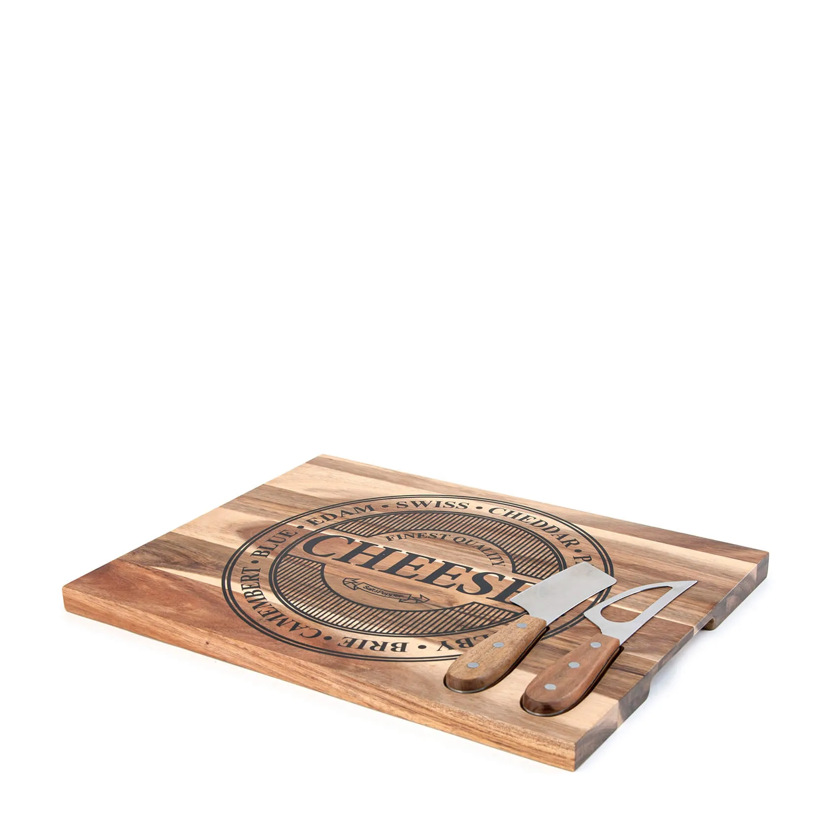 Fromage Serving Board with Knives 40 x 30cm