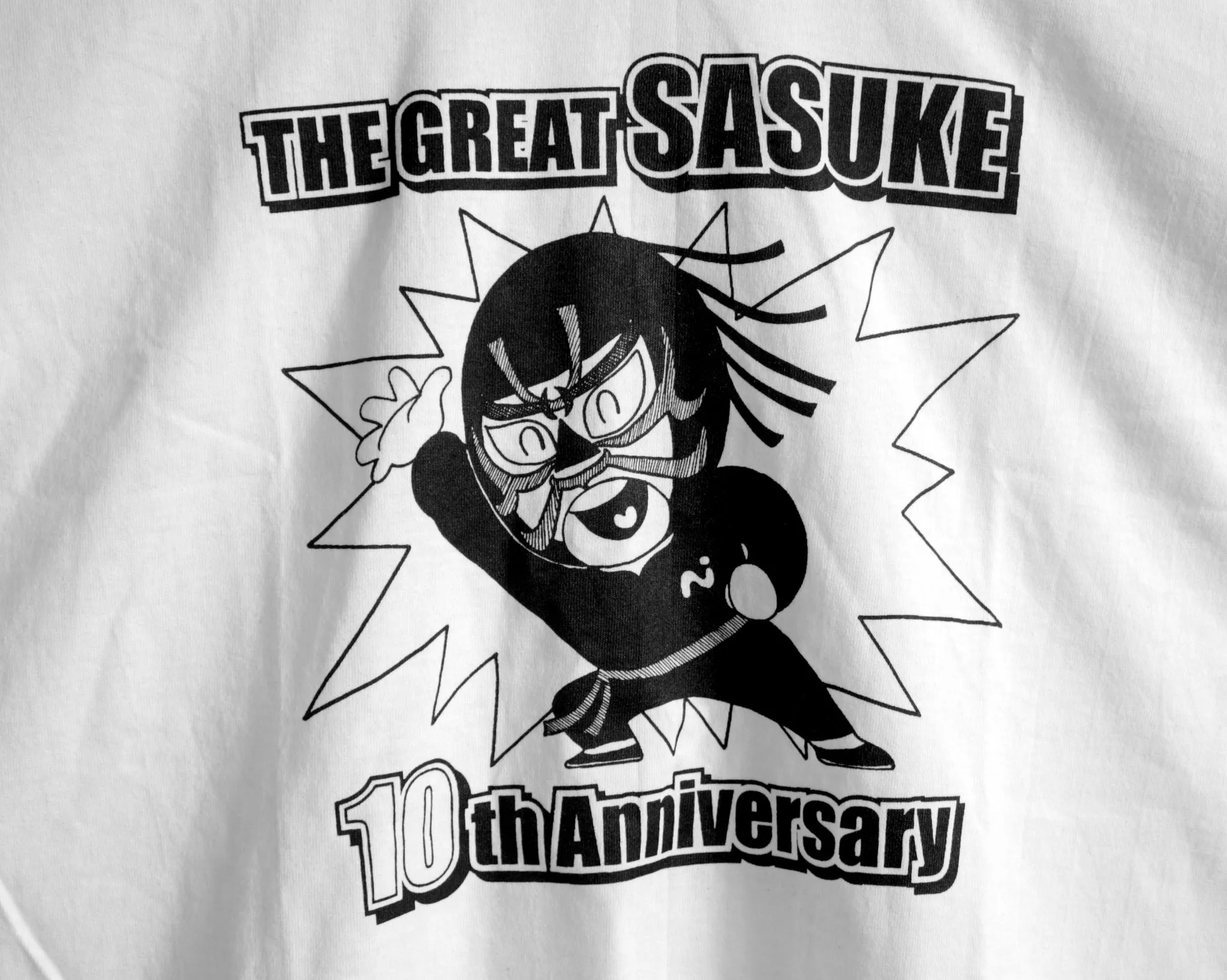 GREAT SASUKE 10TH ANNIVERSARY T-SHIRT XL