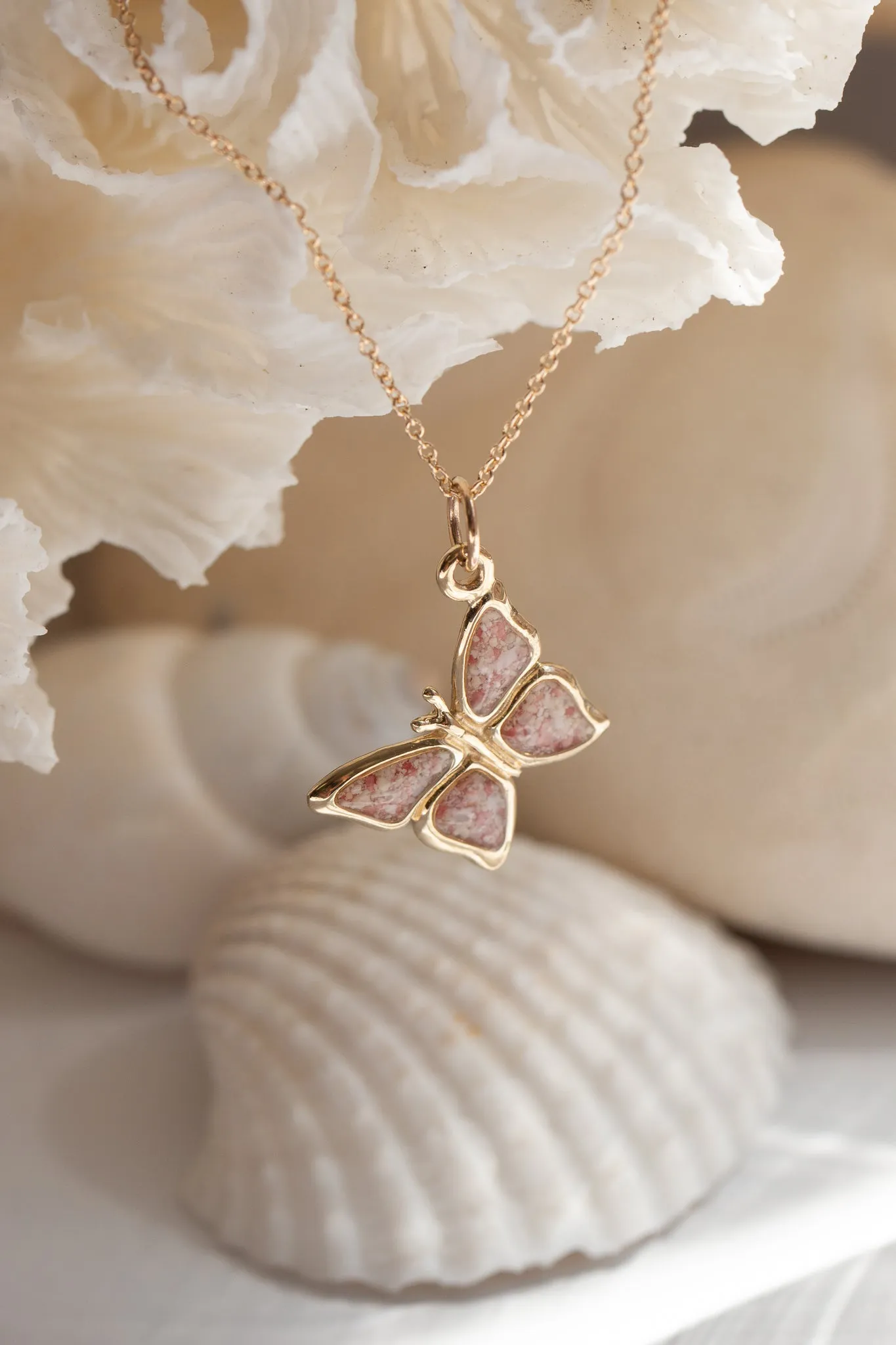Icons ~ Butterfly Pendant in Gold