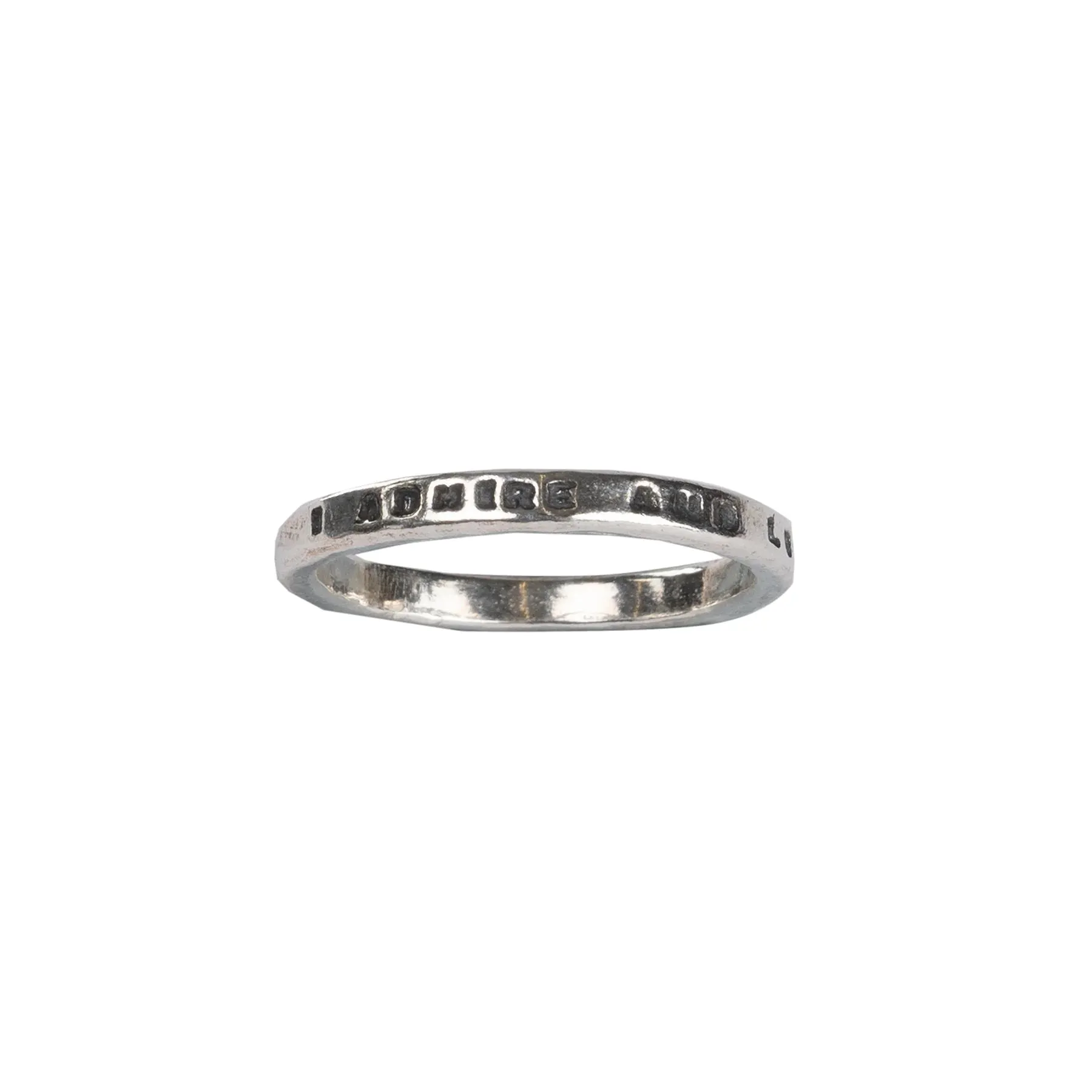 Jane Austen Ring  "I admire and love you" Quote