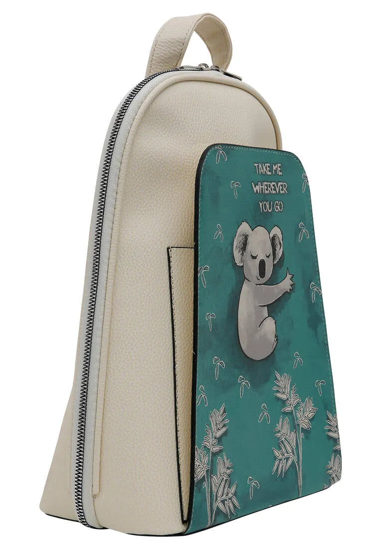 Koala Hug (Krem) | Tidy Bag