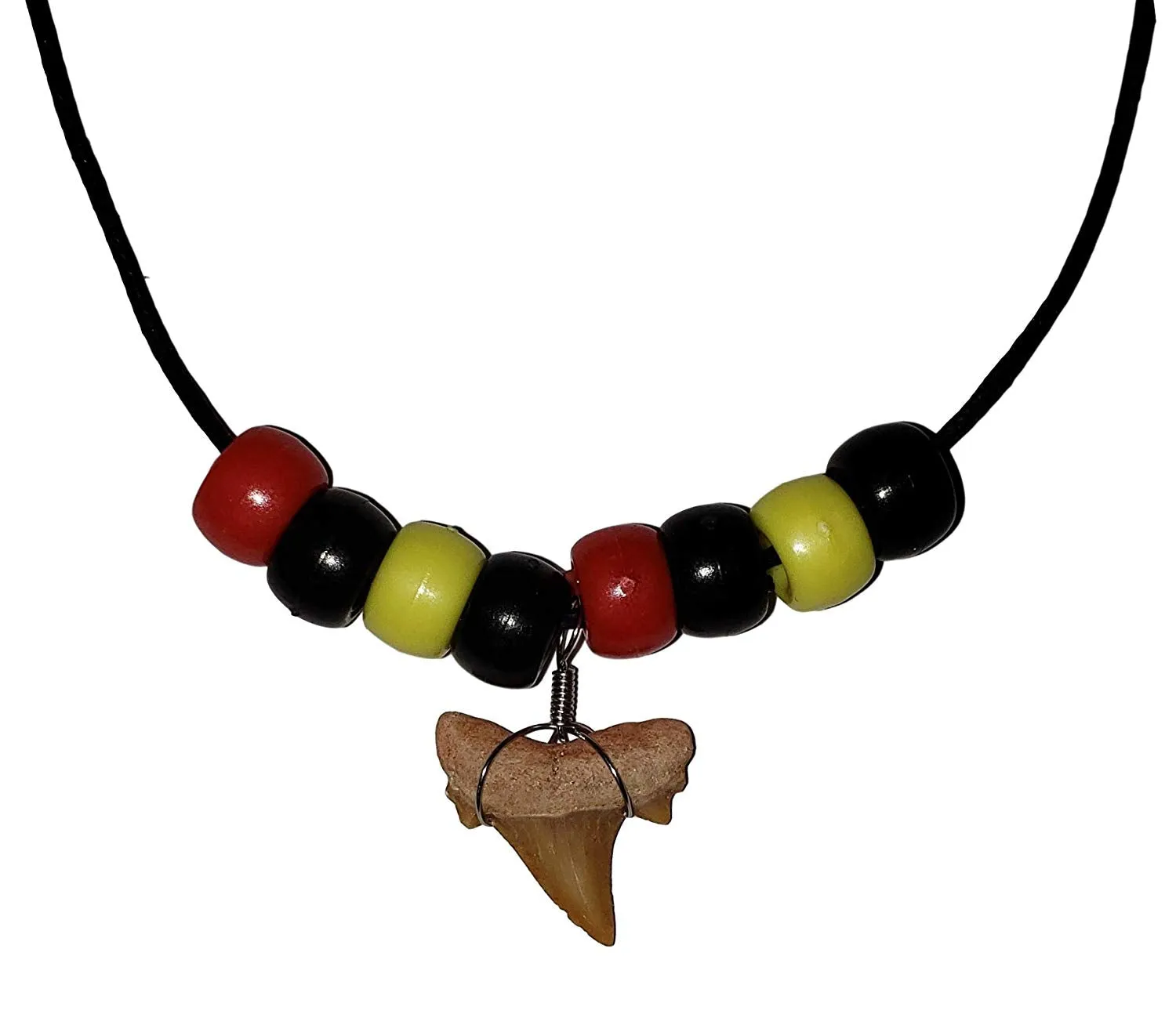 Make-Your-Own Fossil Shark Tooth Necklace Kits - Set of 10