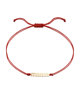 Mama String of Love - 14K Yellow Gold