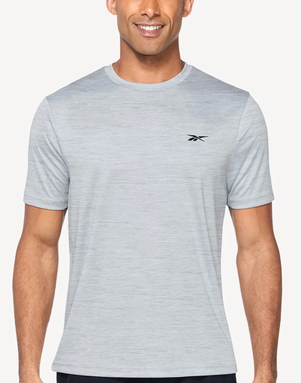 Men's Heather UPF 50 Short Sleeve Swim Shirt