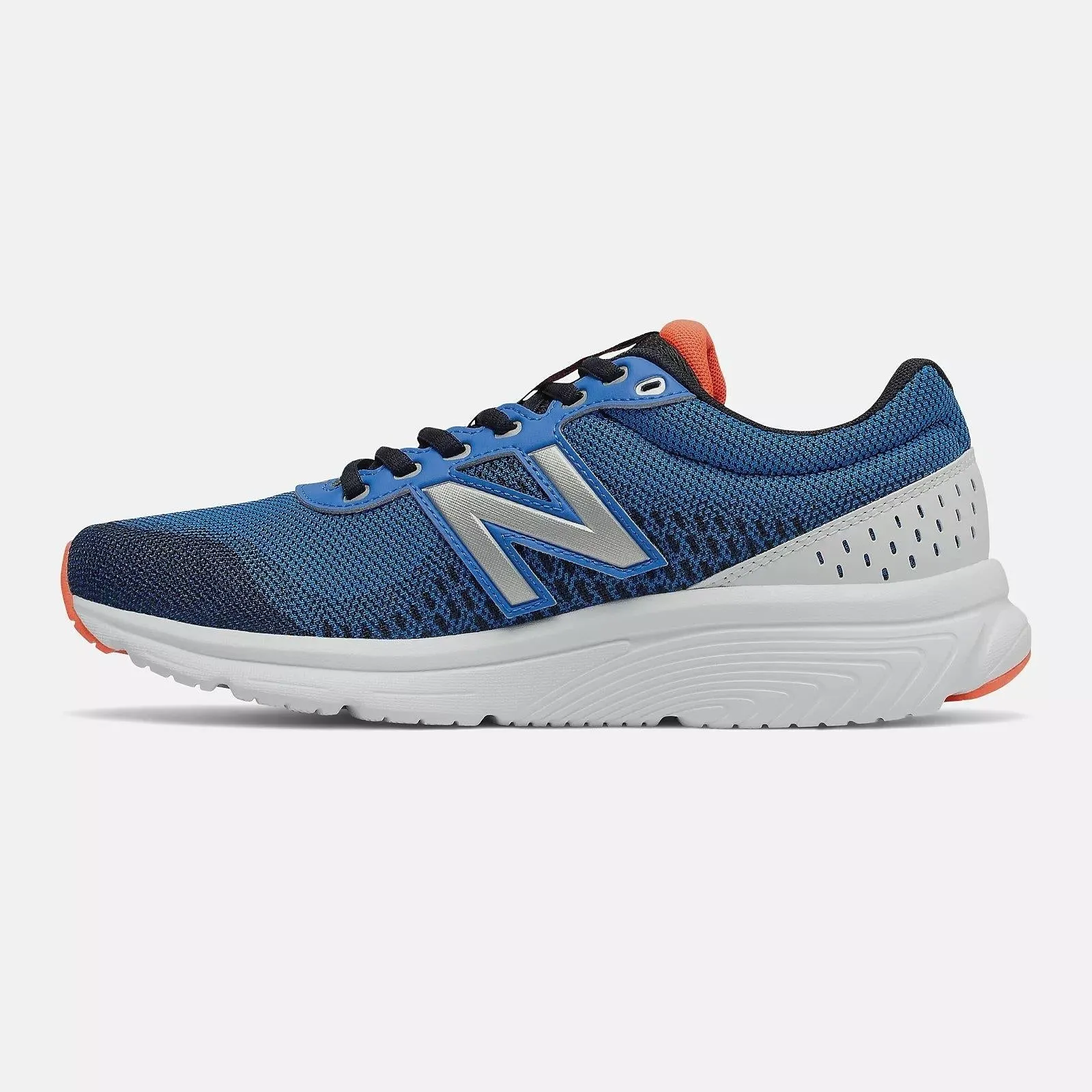 Mens Wide Fit New Balance M411 Sneakers - Blue/Black
