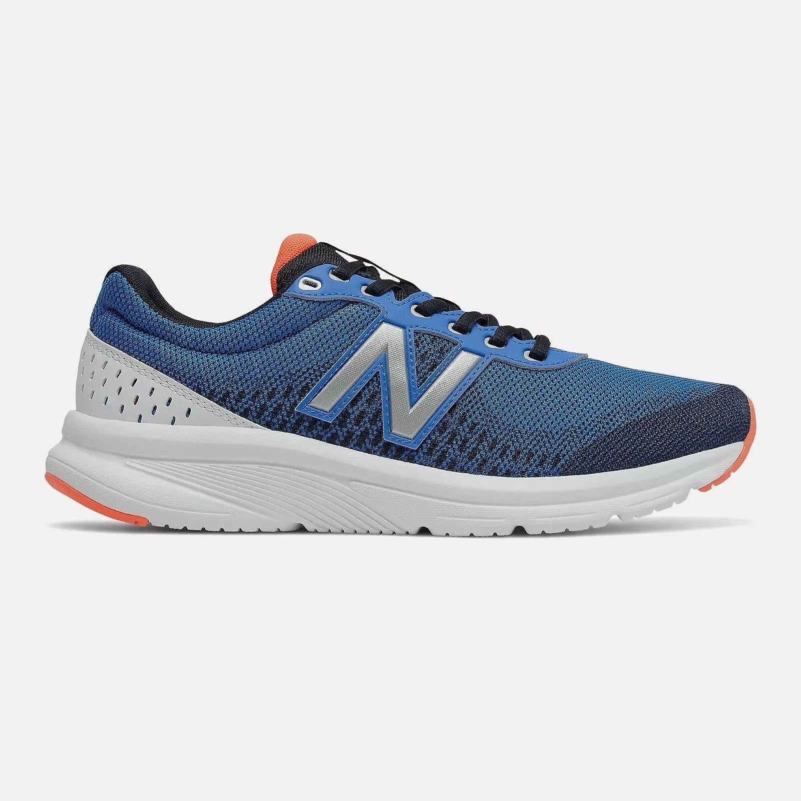 Mens Wide Fit New Balance M411 Sneakers - Blue/Black