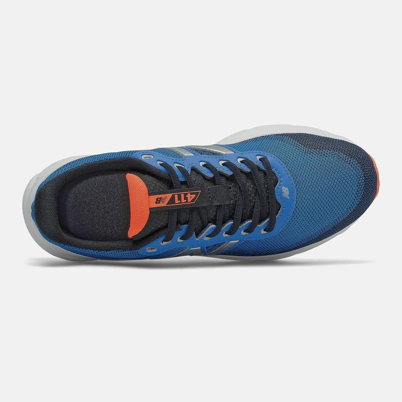 Mens Wide Fit New Balance M411 Sneakers - Blue/Black